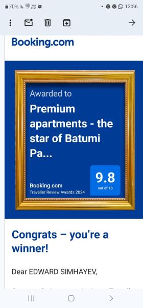 Premium apartments - the star of Batumi Palace